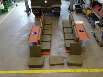 Halftrack Canvas cushions